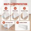 Silicone Draught Excluder Soundproof Weather Stripping Door Bottom Sealing Strip  Bedroom