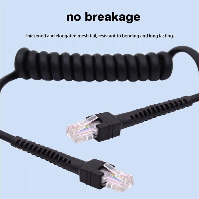 Flexible 8 Cored Cat6 Networking Cable with Snagless RJ45 Connectors for Gigabit Ethernet and Security Systems