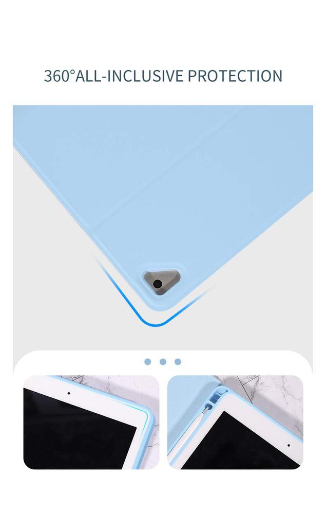 Цветной чехол-клавиатура с тачпадом и держателем для стилуса для iPad 5-го и 6-го поколения, съемная магнитная беспроводная Bluetooth-клавиатура и совместимый