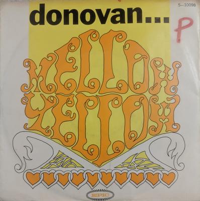 Пластинка 7 дюймов DONOVAN - Mellow Yellow 510098 Epic 1966 США Рок Б/у
