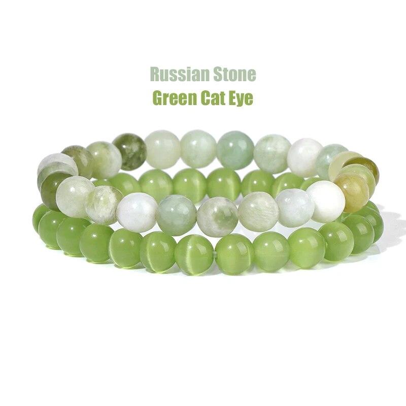 2 шт./компл. браслеты для женщин, набор браслетов из натурального камня, агаты, 8 мм, бисер, бирюзовый кристалл, браслет, мужские ювелирные изделия, исцеление