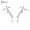 Lindon Copper Alloy Zircon Earrings Drop Earrings For Women Wedding Party Gifts
