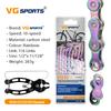 1 шт. Цепь для велосипеда VG Sports 8 9 10 11 скоростей Velocidade 8s 9s 10s 11s MTB Горный Шоссейный Велосипед Запчасти Аксессуары для Велосипеда