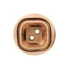 Liaoyuan Square, Baking Feeling Bread Wood Button Retro Log Color Button Design Feeling Two-Eye Button