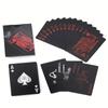 Plastic Waterproof Playing Cards and 7 Dice Set Multi Sided Digital Dice for Table Game Entertainment