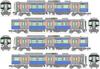 Tomytec Railway Collection Iron Collection JR Series Sengoku Tohoku Line Special Rapid Set Diorama Supplies 334163 HB-E210 4-Car