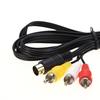 1/2/3 шт. аудио-видео AV-кабель для Sega Genesis 3 RCA 1,8 м 9-контактный аудио-видео AV-кабель 2 или 3 Описание для Sega Genesis