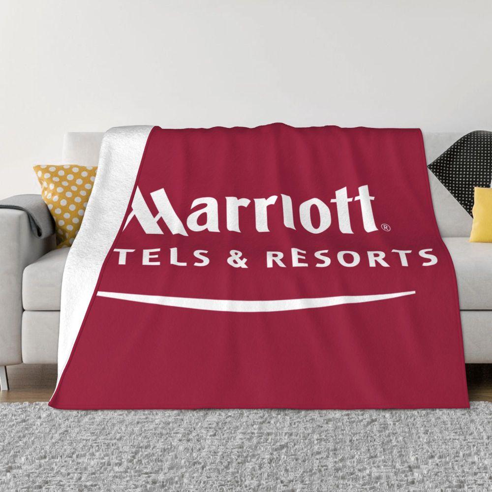 NEW MARRIOTT Blankets and Throws Super Soft Thermal Indoor Outdoor Blanket for Living Room Bedroom Travel