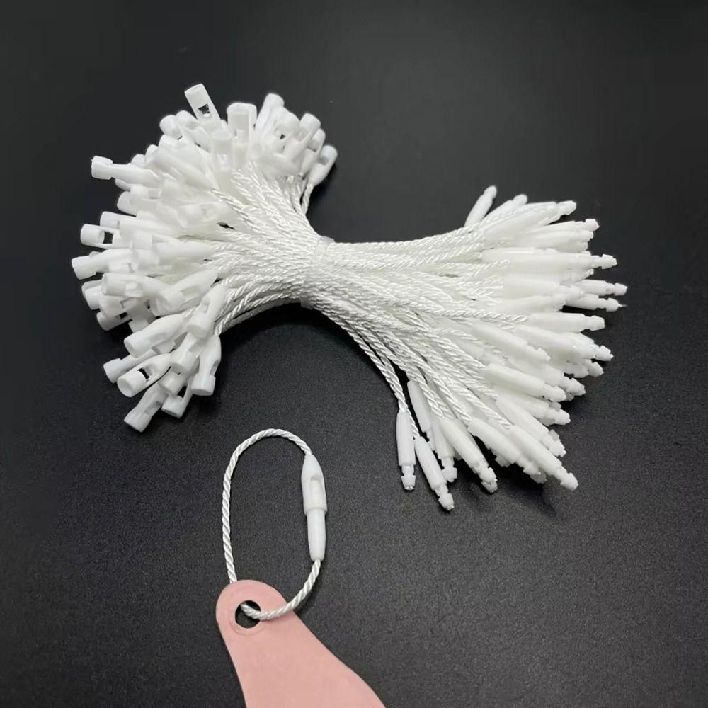 1000Pcs/lot Durable 8cm Length Clothing Tag Rope Polyester Tie Fasteners Tag Cords Hanging Tablets for Garment Bag Tags Cards