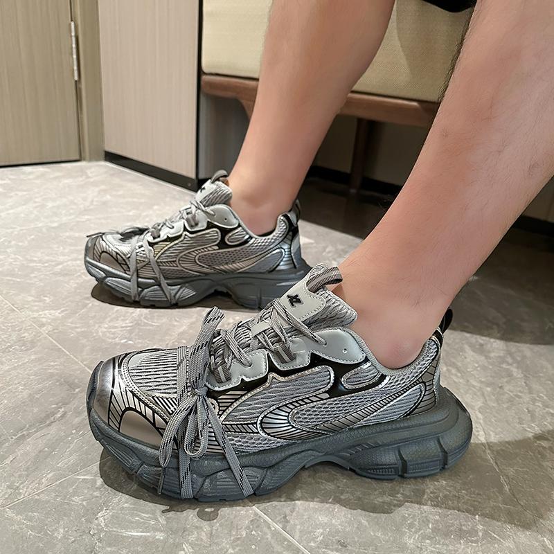 Зимние кроссовки для женщин 2024 Новые черные повседневные вулканизированные кроссовки в стиле «папа» Женские кроссовки на высокой платформе На шнуровке Белые кроссовки Женские