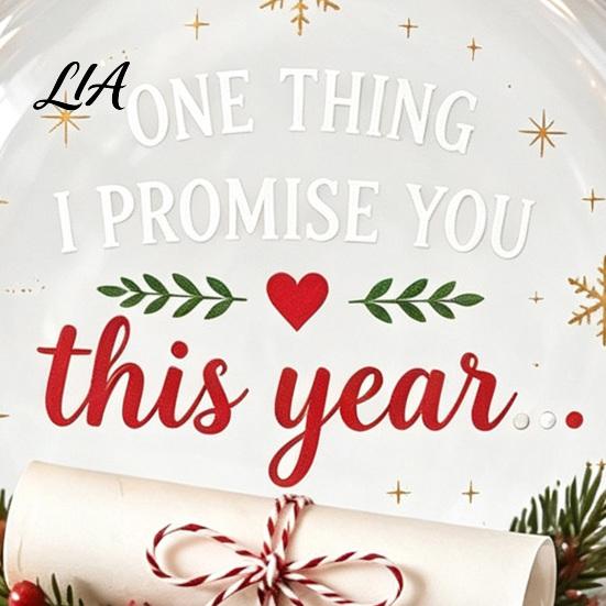 Indoor Outdoor Xmas Hanging Ornaments 3D Clear Ball Christmas Ornament, Holiday Message Keepsake, Acrylic Decorations for Bedroom Windows Tree