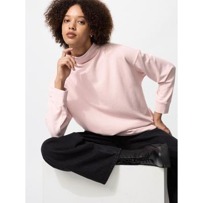 Флисовая футболка SofT KniT с воротником-стойкой