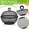 Iron Vegetables Fruit Holder Fine Mesh Vegetable Cover Kitchen Drain Basket  Summer