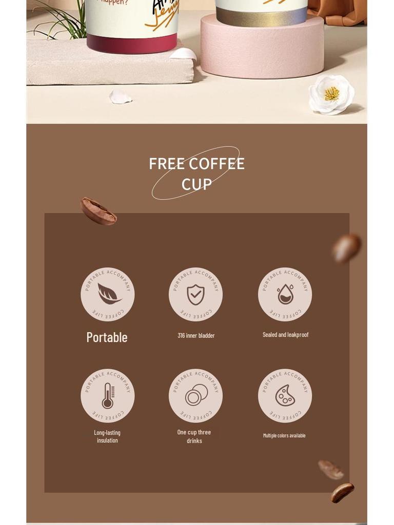 Термокружка с трубочкой из нержавеющей стали Том и Джерри - Милая мультяшная бутылка для кофе и воды