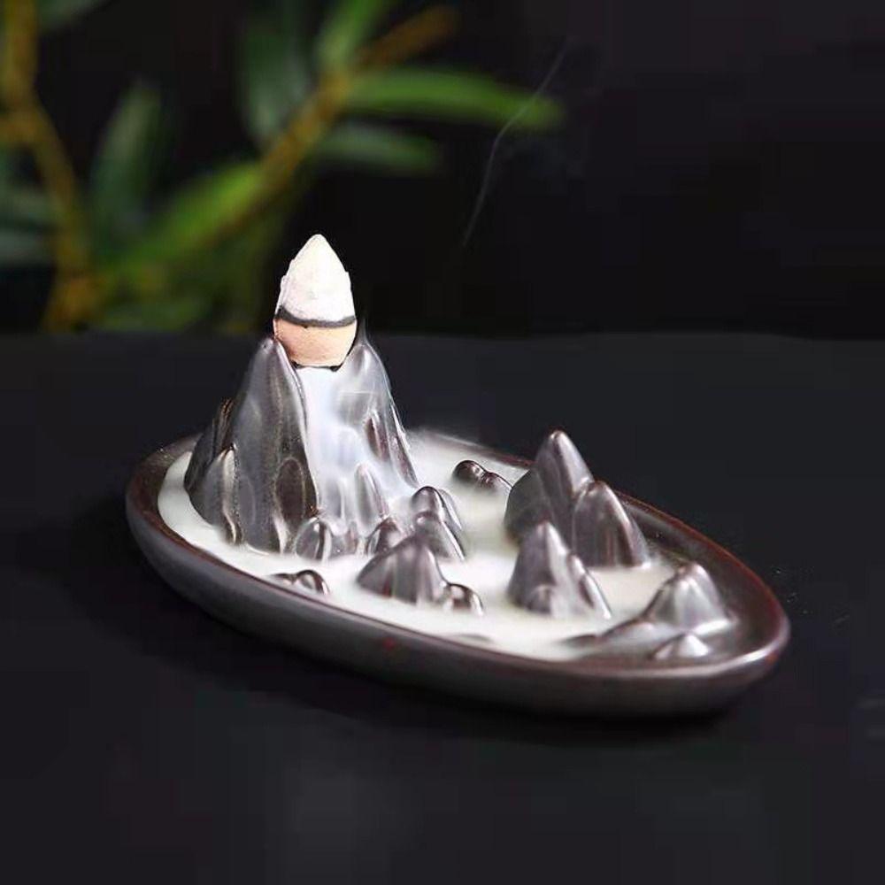 Керамический диффузор для ароматов с обратным потоком, подставка для благовоний ручной работы, для дома