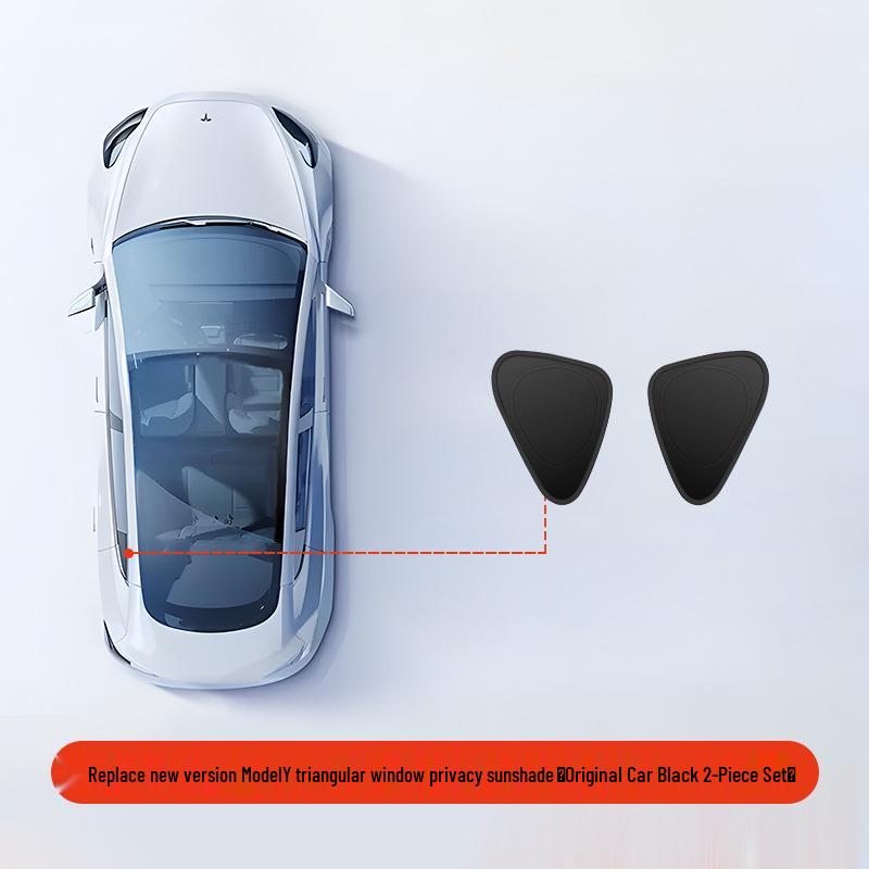 Tesla Model 3/Y Camping Privacy Sunshade with Suction Cups - Opaque, Anti-Peeping Side Panel