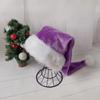 White Fur Fur Xmas Cap Red Hat Santa Hat Festive Party Plush Christmas Hat  Unisex