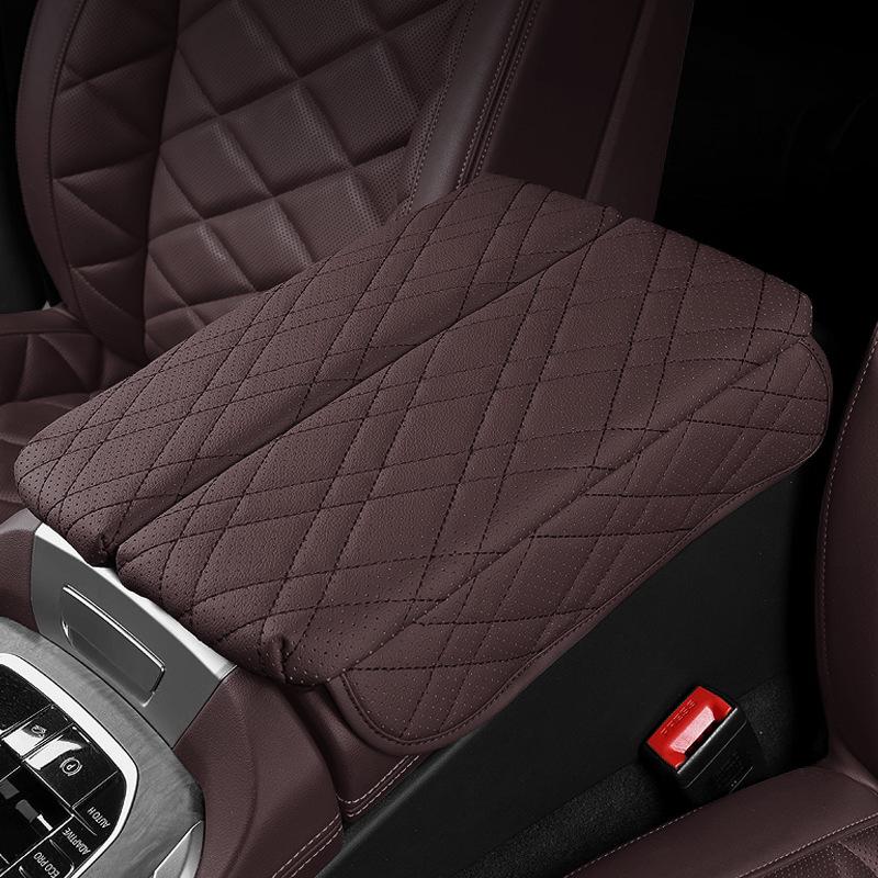 Кожаная накладка на бокс-подлокотник BMW X5/X6/X7 – Центральная подкладка для модификации салона.