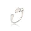 Кольцо Счастье Снупи по размеру Кольцо с бриллиантом Серебро СНУПИ [Jplus] #11 (Эквивалент 9-13