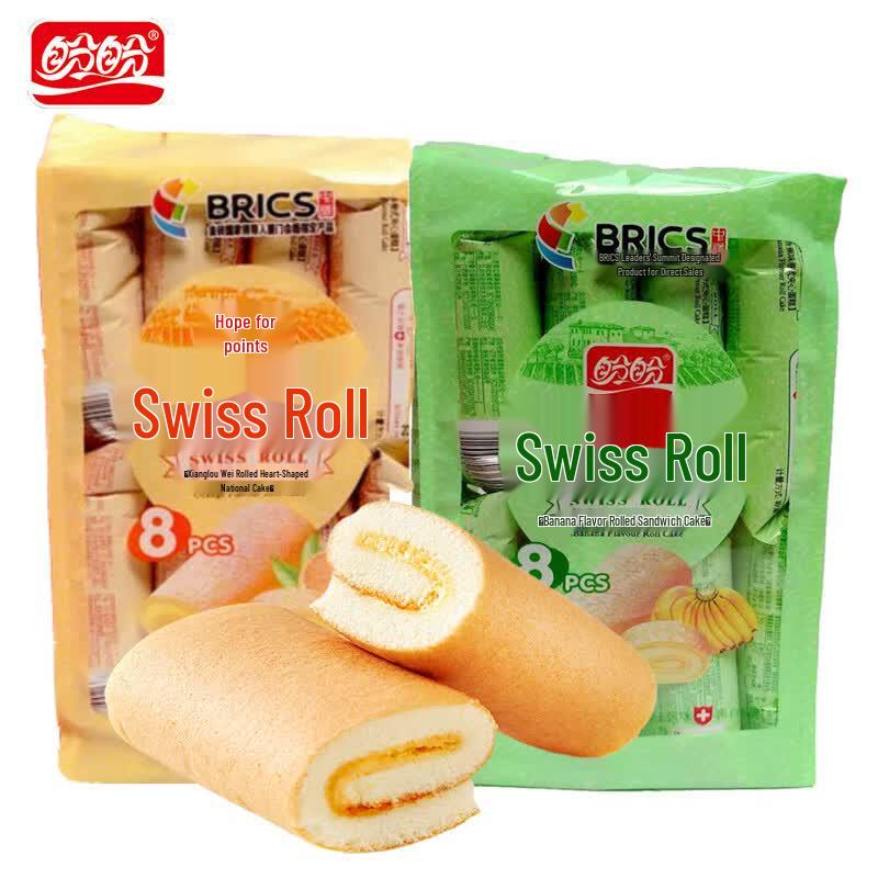 Panpan Mixed Flavor Swiss Rolls 6-Pack
