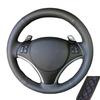 Car Steering Wheel Cover Non-slip Leather Braid Car Accessories For BMW 1 Series E81 E82 E87 E88 3 Series E90 E91 E92