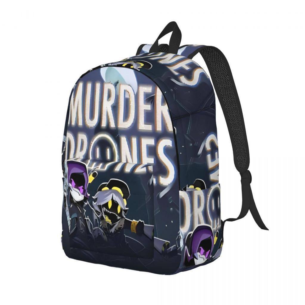 Рюкзак в стиле аниме-хоррора «Дроны-убийцы» для мужчин и женщин, Cyn J и N, подростковый студенческий деловой рюкзак, холщовые сумки для ноутбука, для улицы