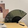 Vintage Silk Folding Hand Fan Chinese Japanese Bamboo Fans Craft Gifts Women Dance Performance Props Home Decoration Ornaments