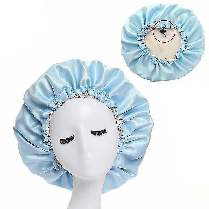 Satin Silk Bonnet Sleep Cap Extra Large Day And Night Cap Hat
