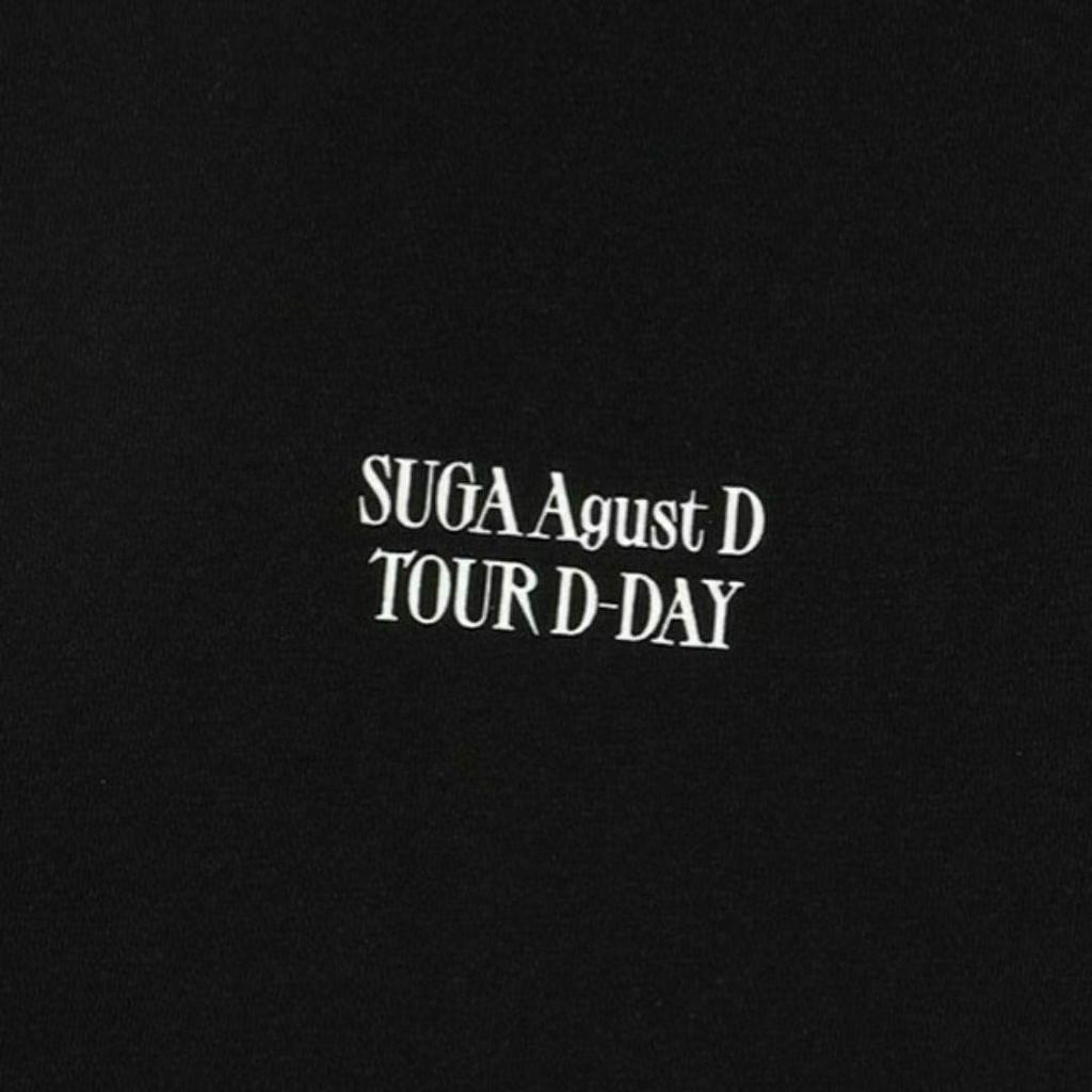 [ИСПОЛЬЗОВАННЫЙ] Футболка BTS Yoongi L D-DAY Suga agustd официальный тур