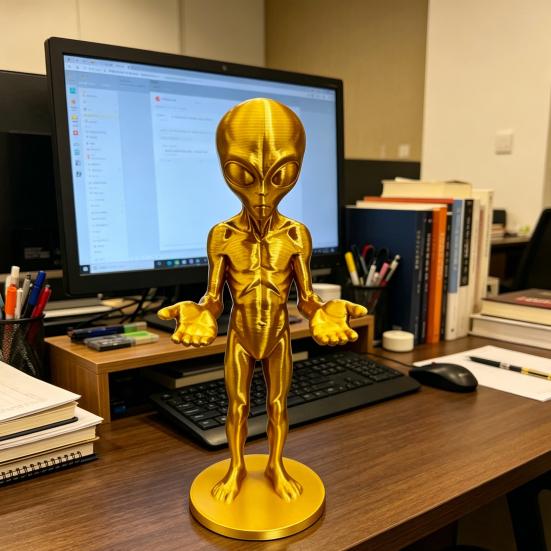 Инопланетный держатель для ручек 3D-печатная подставка для карандашей Новинка Настольные аксессуары Органайзер для дома Офиса Классной комнаты