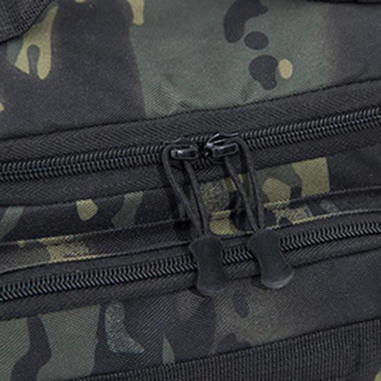 Waist Bag Fishing Gear Organizer Large Capacity Double-Layer Design Waterproof Crossbody Chest Bag with Fishing Pole Holder