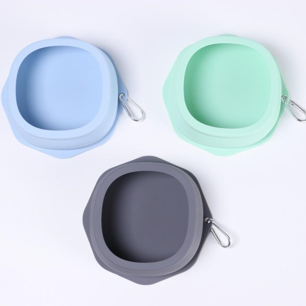 Prevent Overflow Silicone Pet Bowl Hanging Pet Food Dish Pet Water Bowl Pet Feeding Supplies