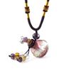 1PC Murano Glass Perfume Baroque Necklaces Essential Oil Vials Aroma Perfume Bottle Necklace