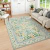 Living Room Carpet Home Decoration Flower Rug Soft Machine Washable Floor Mat Bedroom Decor Bedside Non-slip Area Rugs Foldable