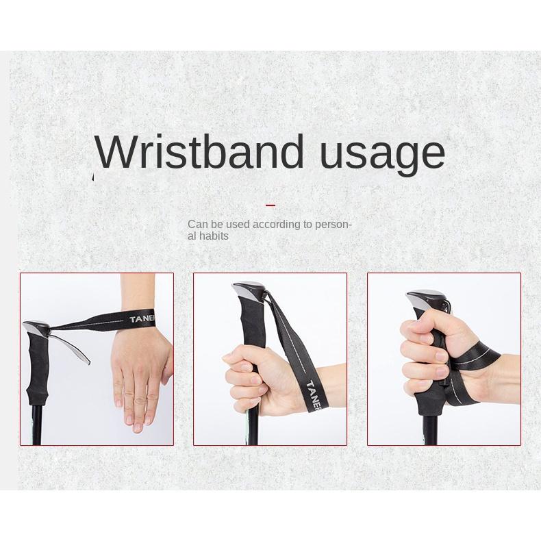 Палка для скалолазания, складная палка из алюминиевого сплава, сверхлегкая, ультра-короткая телескопическая уличная трость для ручного скалолазания, походная палка