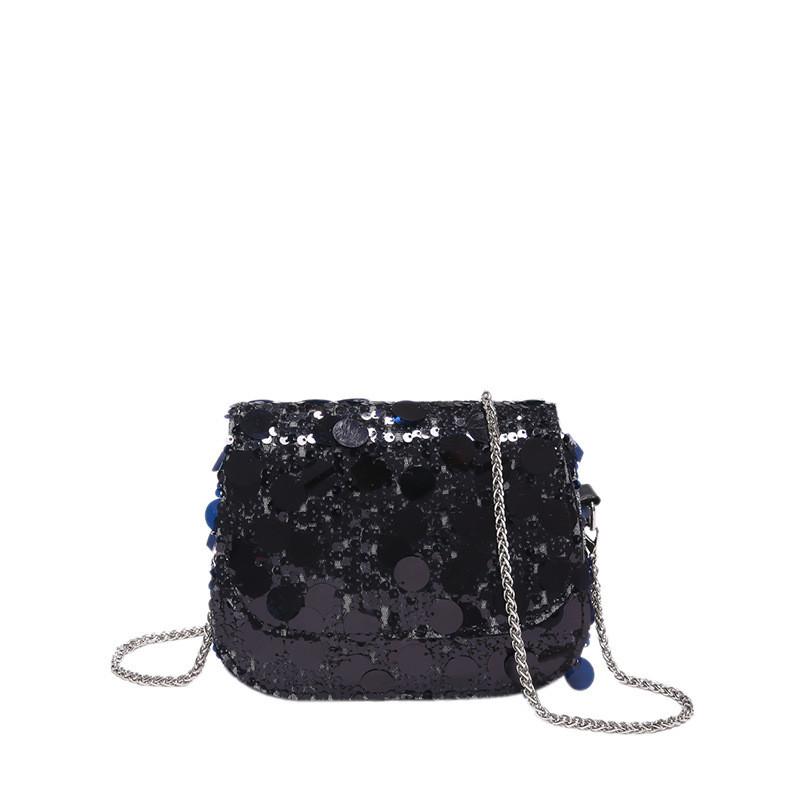 Stylish Sequined Small Square Bag For Women In Trendy Colors Perfect For Evenings