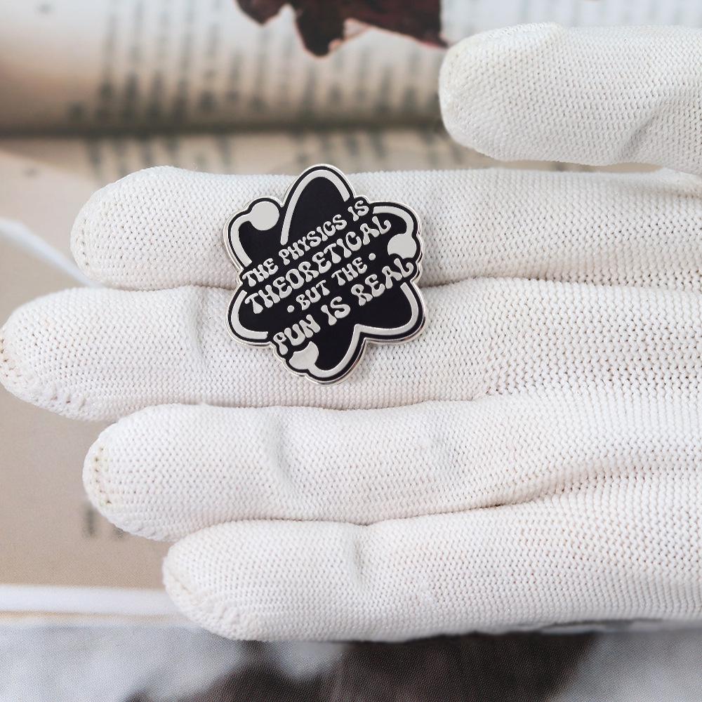Fun Physics Theory Lapel Pin - Perfect Science Gift for Teachers
