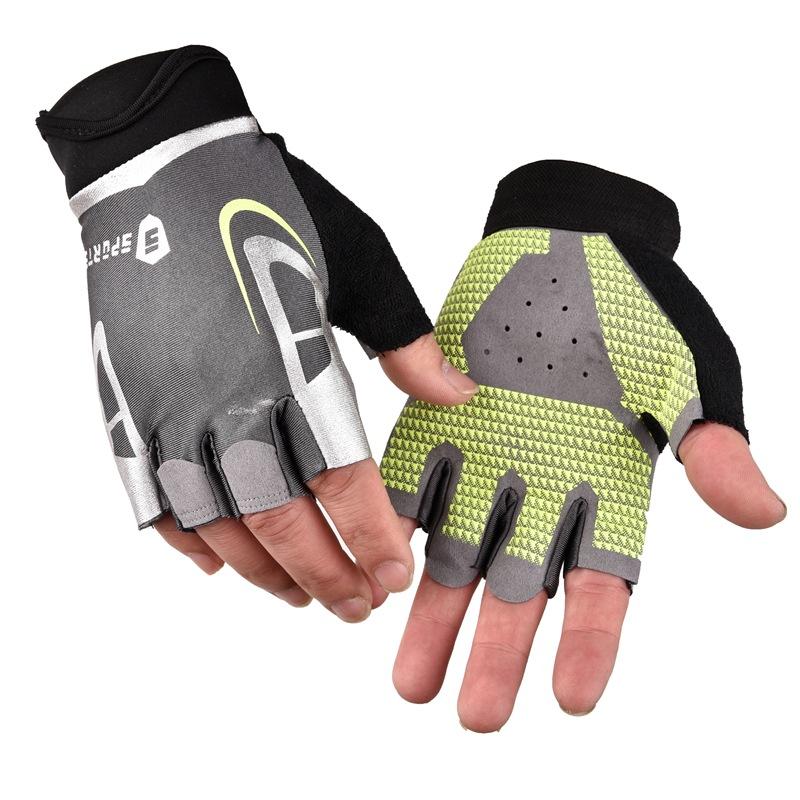 Fitness Cycling Gloves Half Finger Men's and Women's Non-slip Breathable Thin Equipment Gym Exercise Outdoor Sports Gloves