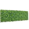 Artificial Plant Wall, 101.6 x 304.8 cm Artificial Boxwood Panels, Sun Protection Greenery Backdrop Privacy Hedge Fence, Fake Grass Screen for