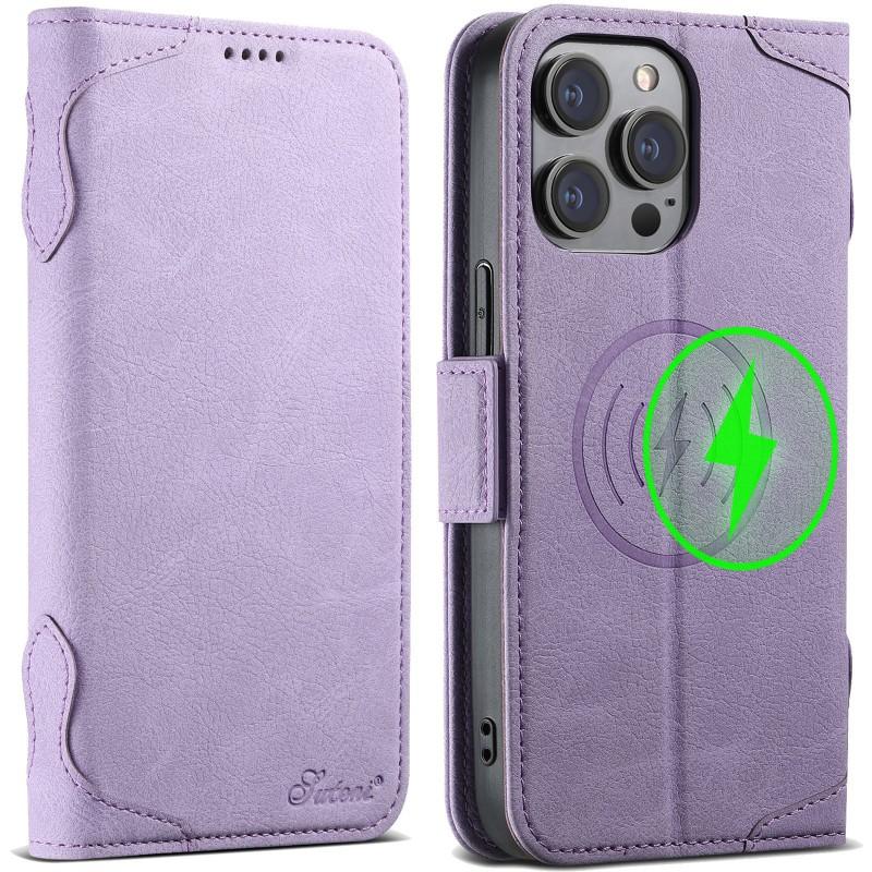 Flip Phone Case IPhone 18 Pro Max MagSafe Wireless Charging Card Slot Stand PU Leather