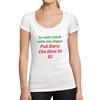 Tee-Shirt Femme Col Rond Decollete Se Mela Chiedi Nella Mia Lingua