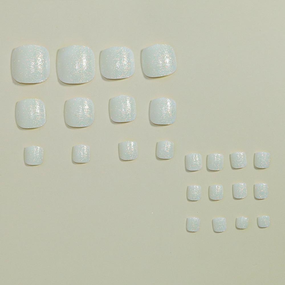 Накладные ногти на ногах, квадратные накладные ногти на ногах, съемные накладные ногти для девочек