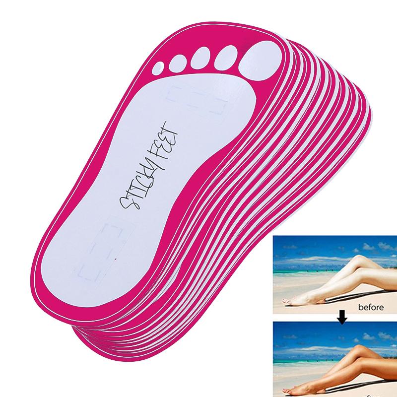 10 пар Eva Spray Tanging Feet Pads Protectors For Sunless Accessories Одноразовые нескользящие пляжные туфли для моря