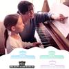 Sheet Music Clips, Music Stands, Clips, Page Holders, Music Books, Page Holders, Plastic, for Piano, Guitar, and Books, Set of 4, 4 Colors (Type B)