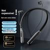 BT126 Bluetooth-гарнитура с подвесом на шею, беспроводная с цифровым дисплеем, спортивная беговая гарнитура, внутриканальная игровая