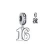 New Copper 12 25 50 Digital Pendant Charm Bead Fit Original Pan Bracelet For Gift Women'S Jewellery