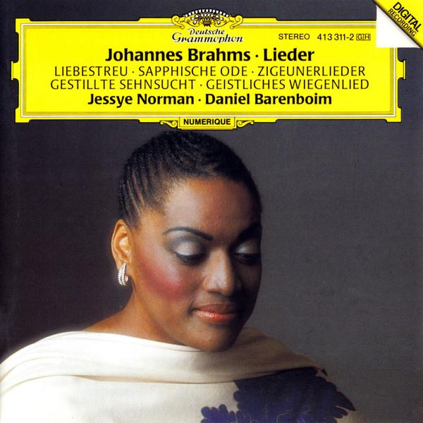 CD BRAHMS, NORMAN; BARENBOIM - Brahms: Lieder  4133112 Deutsche Grammo Europe Classical Used
