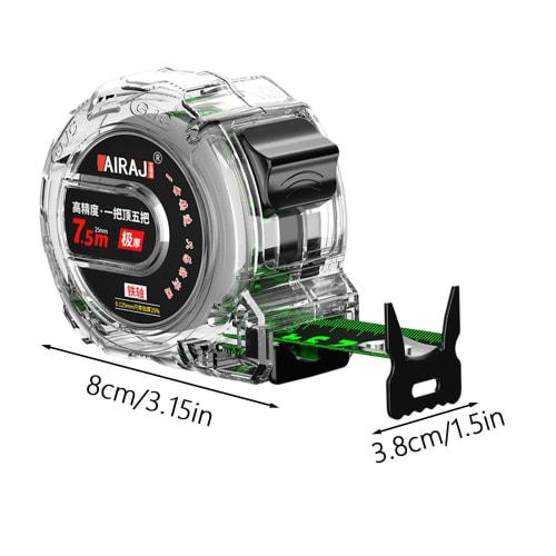 High-precision, Luminous Tape Measure, 5m/7.5m/10m, Convex, Stainless Steel, Perfect for Night Work, Double-sided Luminous Measuring Tape, Fluorescent