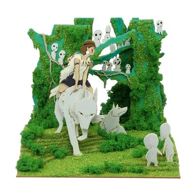 OJOP Sankei Studio Ghibli Мини Принцесса Мононоке Лес Духов Бумажное моделирование MP07-138
