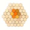 50/100Pcs Unfinished Blank Wooden Hexagon Slices - Hanging Embellishments Wooden Discs for Art Crafts Wedding Christmas Crafting